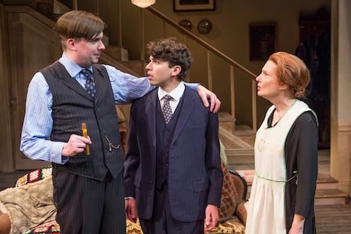 Tirosh Schneider's Joe and Annette O'Toole's Mrs. Fisher seem unimpressed with Gould's Aubrey.