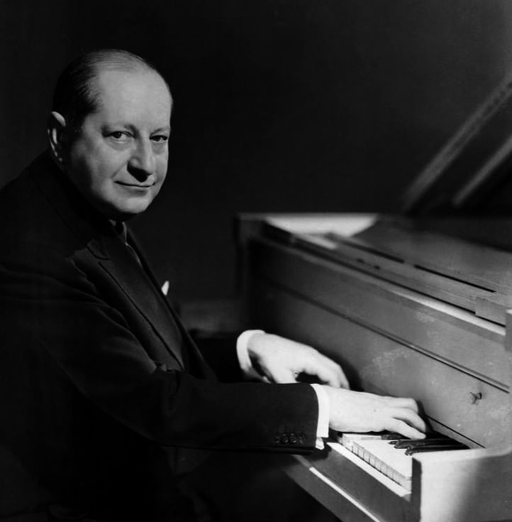 Sigmund Romberg (at the piano in 1949) was America's operetta treasure. (Image courtesy of COT.)