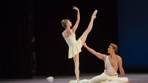 Exceptional grace: Sterling Hyltin and Adrian Danchig-Waring. (Photo courtesy of Stars of American Ballet.)