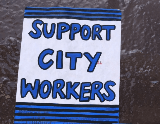 Support city workers