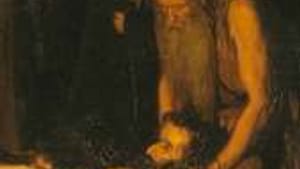 Detail from ‘Resurrection of Lazarus’ (1897): What went on at his dinner table?