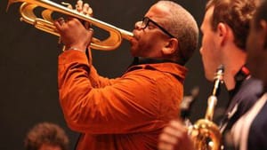 Terence Blanchard gives a workshop at the Clef Club, which is celebrating 50 years. (Photo courtesy of clefclubofjazz.org.)
