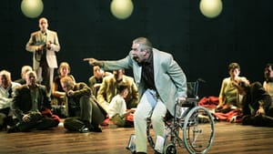 A real-life victim in 'Death of Klinghoffer.' (Photo: Murdo Macleod.)
