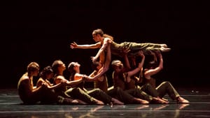 The company performs Lang's powerful "Thousand-Yard Stare." (Photo by Todd Rosenberg)