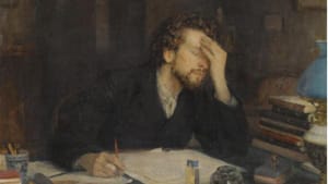 "Throes of Creation" by Leonid Pasternak