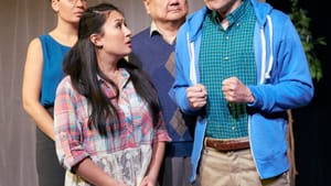 L to R: Anita Holland, Stephanie N. Walters, Daniel Kim, and Richard Chan confront family history. (Photo by Stephanie Price.)