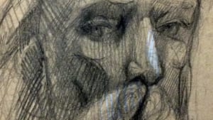 What was Rodin expressing? (The author's drawing of a Rodin portrait head, used by permission)