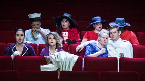 Siena Licht Miller's Dinah and Patrick Wilhelm's Sam rely on Bernstein's archetypes rather than their characters' humanity. (Photo by William M. Brown.)