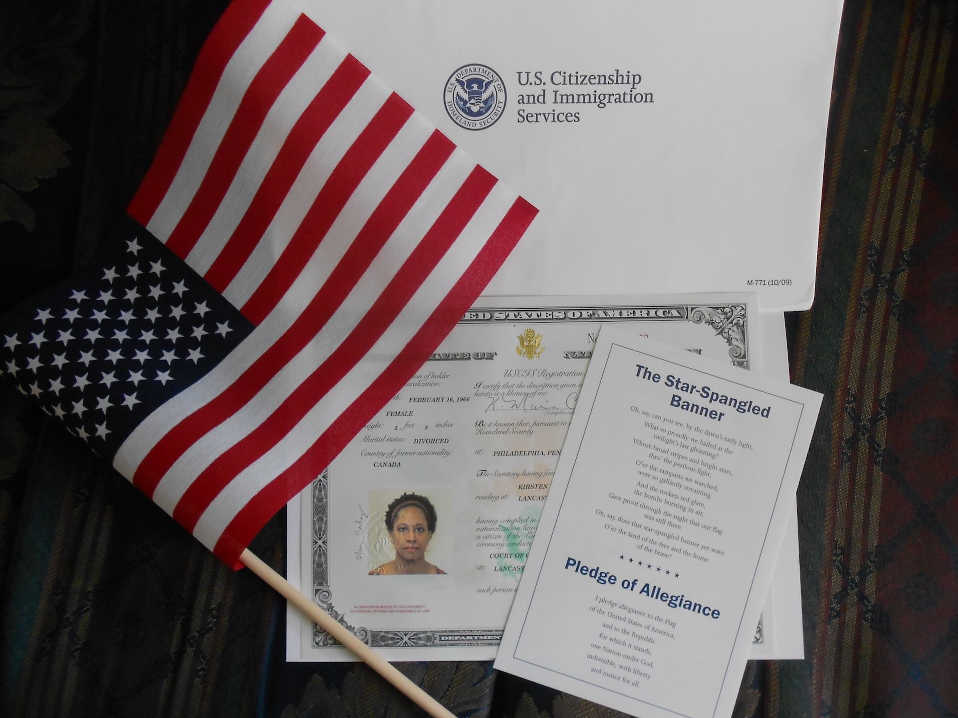 Please join us in formally welcoming Citizen Corley. (Photo by Maria Thompson Corley)