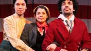 Maria Konstantinidis, Rachel O'Hanlon-Rodriguez, Anthony Marinez-Briggs: Antebellum myth and reality. (Photo: Jenny Kuerzi.)