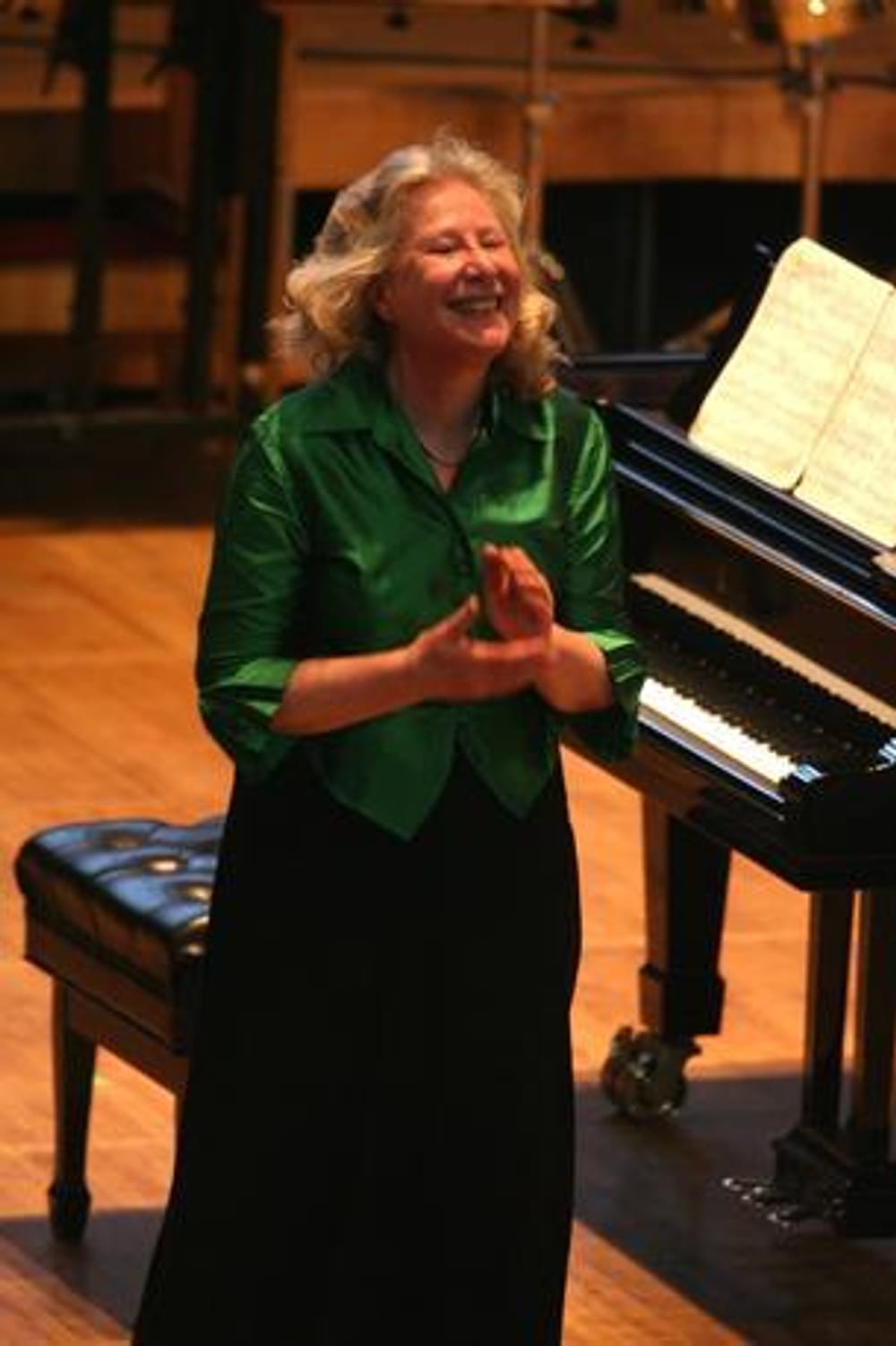 Pianist Ursula Oppens, champion of new music. (Photo by Hillary Scott)