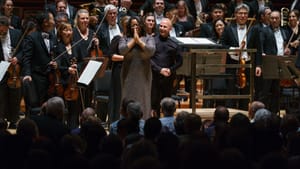 Valerie Coleman takes a bow after the world premiere of her piece, 'Umoja,' with the Philadelphia Orchestra in September 2019. (Photo by Jessica Griffin.)