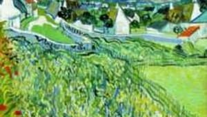 'Vineyards at Auvers' (1890): Two separate realities in one painting.