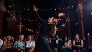 Glenda Sol Koerus, aka ‘La Argentinita,’ performs in a flamenco tablao at Fleisher Art Memorial. (Photo by Contigo Photos + Film.)