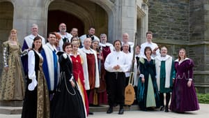 Vox Renaissance Consort members at the Cathedral Basilica of Saints Peter & Paul
