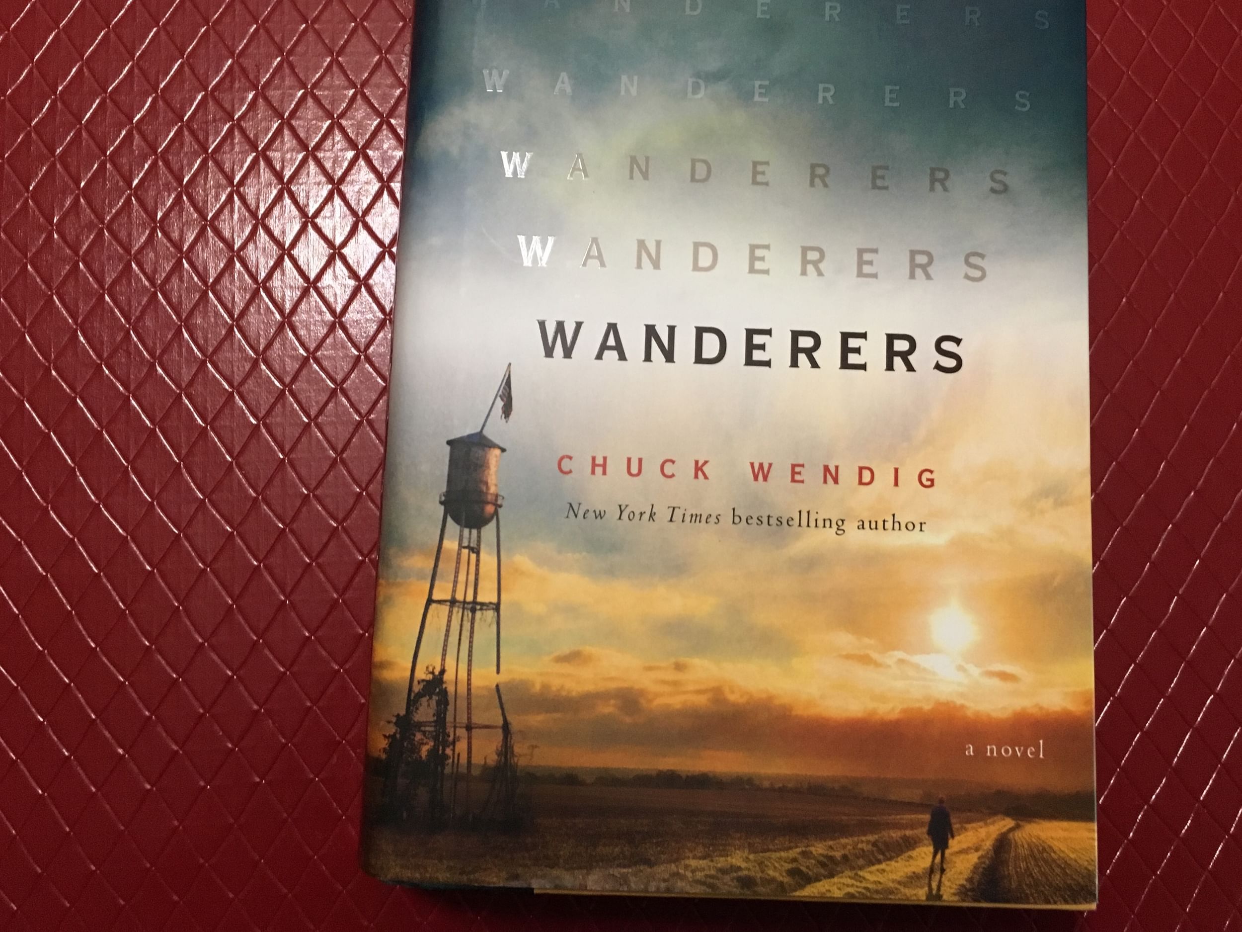 A worthwhile read for that last beach trip of 2019: Chuck Wendig’s ‘Wanderers.’ (Photo by Michelle Nugent.)