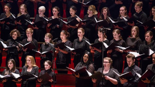 For literal believers or musical connoisseurs, the Westminster Symphonic Choir gives voice to Bach. (Photo by Jessica Griffin.)