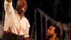 Seder in Richmond, with Andrre Braugher and Andre Holland: Why is this night different? (Photo: Joan Marcus.)