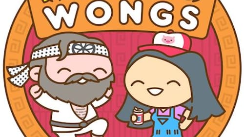 The Whiting Wongs podcast features Dan Harmon and Jessica Gao. (Photo via acast.com.)