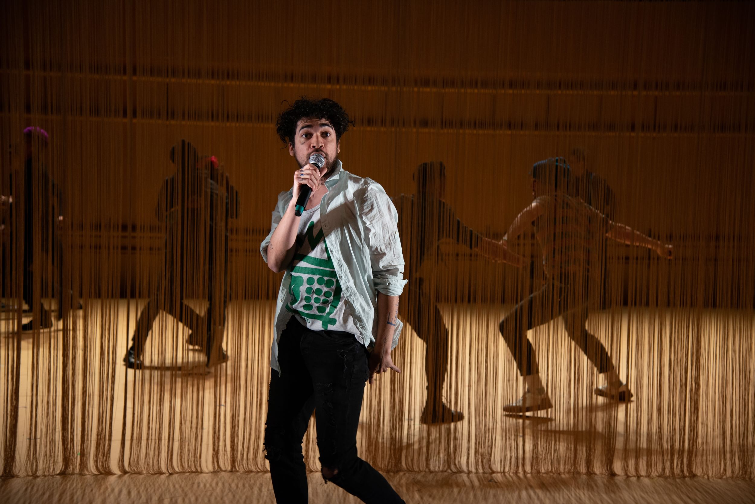 “Come, gentle night!” Taysha Marie Canales as Juliet. (Photo by Johanna Austin.)