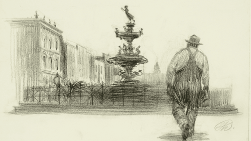 'Boycotter, Montgomery' (1956), by Harvey Dinnerstein. Graphite on paper, 9 × 12 1/16 inches. (Photo courtesy of the Delaware Art Museum, gift of the Robert Lehman Foundation Inc., 1994 © Harvey Dinnerstein.)