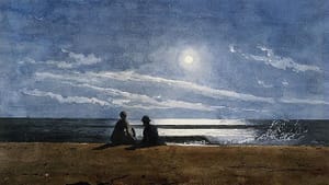 "Moonlight" by Winslow Homer (1874)