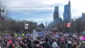 The 2018 Women's March in Philadelphia. Will you be in the crowd this year? (Photo by Alaina Johns.)