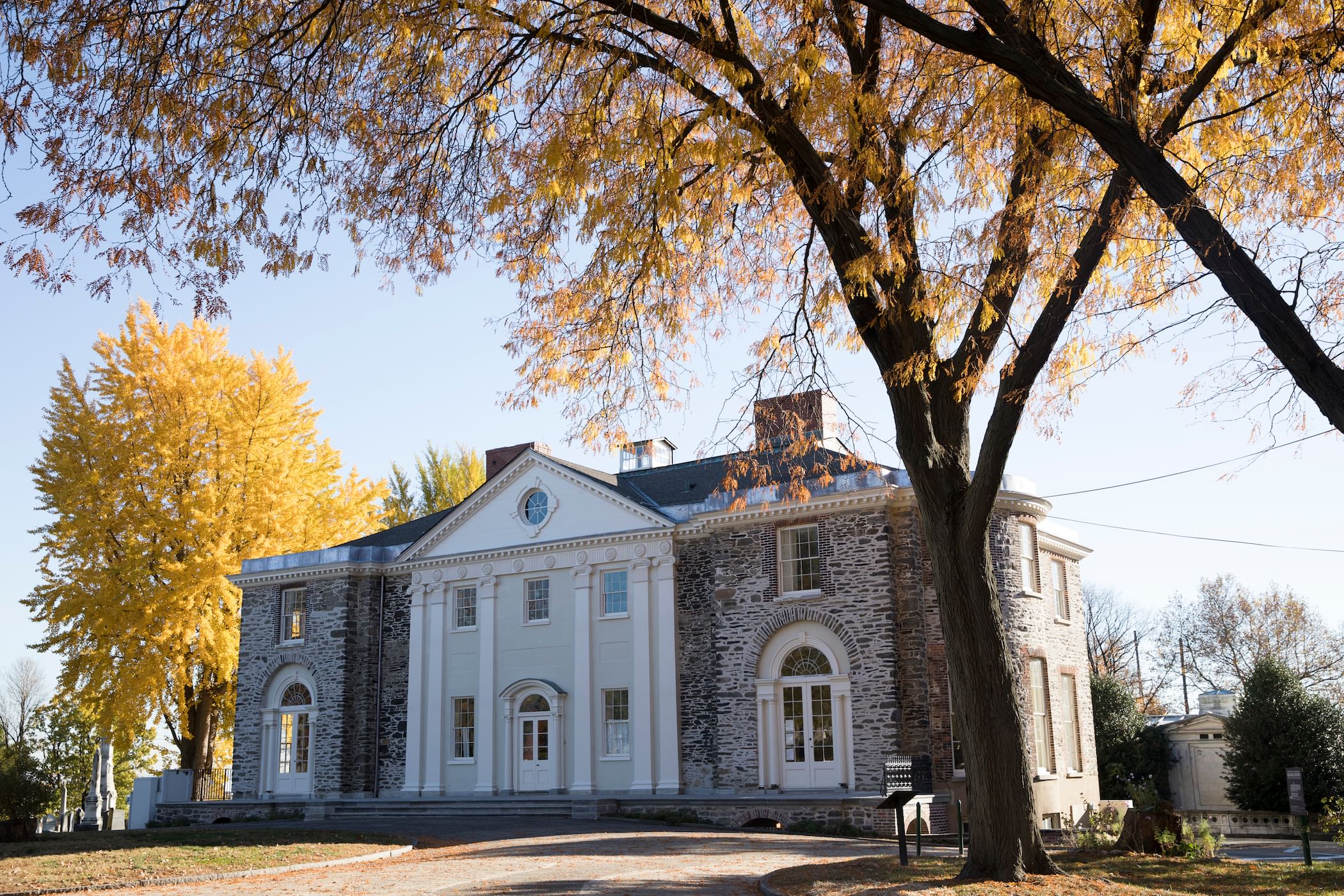 William Hamilton's Woodland Mansion was built before the founding of the United States. (Photo by Ryan Collerd.)