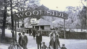 The entrance to Woodside Park. (Photo courtesy of East Falls Historical Society)