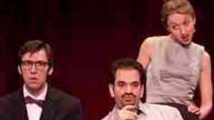 Hodge, Shotkin, Ford: Performance anxiety. (Photo: Mark Garvin.)