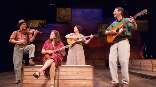 The cast captures Guthrie's "no-frills, down-home style." (Photo by Mark Garvin.)