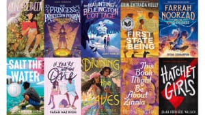Rectangular collage of the covers of the 10 books in this article, done in a variety of colorful illustrations.