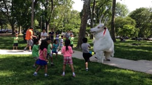 A Yak Dance for all ages. Image courtesy of Philadelphia Friends of Tibet.