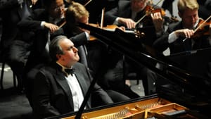 No falling off the bench here: Yefim Bronfman rendered Beethoven with maturity and integrity. (Photo by Frank Stewart.)