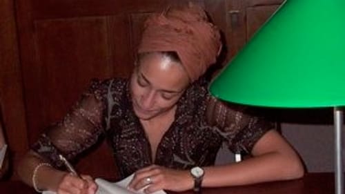 Zadie Smith, author and mom. (Photo by Kathye Fetsko Petrie)