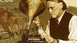 This 2007 Hungarian postage stamp celebrates the 125th anniversary of composer Zoltán Kodály's birth.
