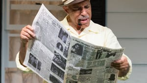 Charming, defensive, and ruthless: Michael Genet as Joe Keller. (Photo by Mark Garvin)