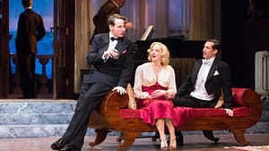 Harry Smith, Jessica Bedford, and Damon Bonetti in “And Then There Were None.” (Photo by Mark Garvin)