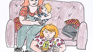 Is she a skilled and well-prepared worker? Or is she "a natural"? (Illustration by Hannah Kaplan for BSR.)