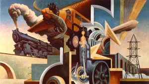 An era of human brawn: Thomas Hart Benton, “Instruments of Power” from “America Today.” (Metropolitan Museum of Art)