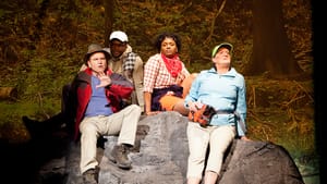David Ingram, Kevin Jackson, Ashley Everage, Marcia Saunders: talking at, not to, each other. (Photo by Alexander Iziliaev)