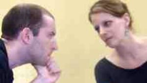 Scene from Cara Blouin's 'Dan Rottenberg Is Thinking About Raping You': To set things right.