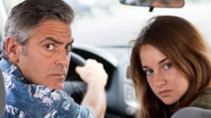Clooney, Woodley: Trouble in paradise.