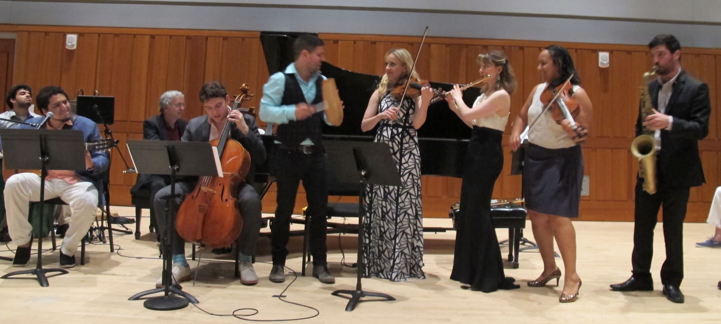 Keep your eye on the guy at the back. (Photo courtesy of Dolce Suono)