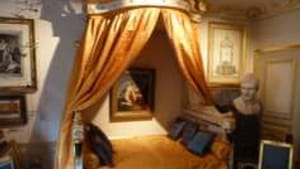 Napoleon's bed was fit for an emperor, but not necessarily for sleeping.