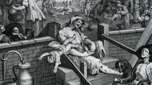 Hogarth's 'Gin Lane': London seemed so crowded then, but now...