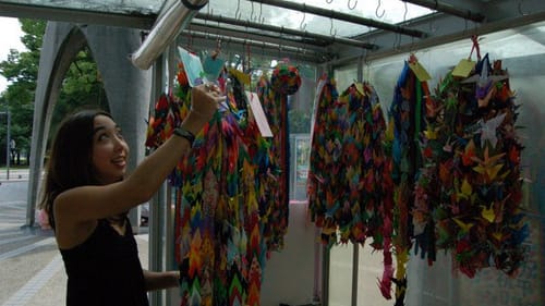 A wish not granted: Cranes folded by Sadako Sasaki at Hiroshima Peace Park Museum. (Photo courtesy of Rob Buscher.)