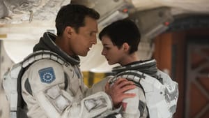 Undertaking a secret journey: McConaughey and Hathaway in “Interstellar.” (Photo by Melinda Sue Gordon - © 2014 Warner Bros. Entertainment, Inc. and Paramount Pictures Corporation. All Rights Reserved.)