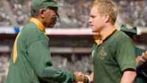 Freeman (left), Damon: Is rugby worse than war?