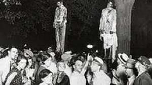 Lynch mob, Marion, Indiana, 1930: Once a point of civic pride.